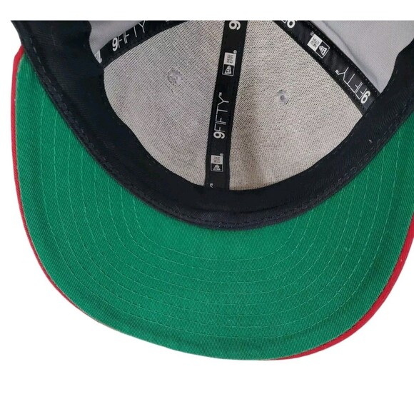 Chicago Bulls HWC SnapBack Hat Cap 9Fifty New Era Windy City Gray Red Logo - Picture 12 of 14